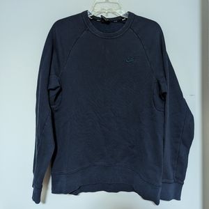 Men's Navy Nike Crewneck Med